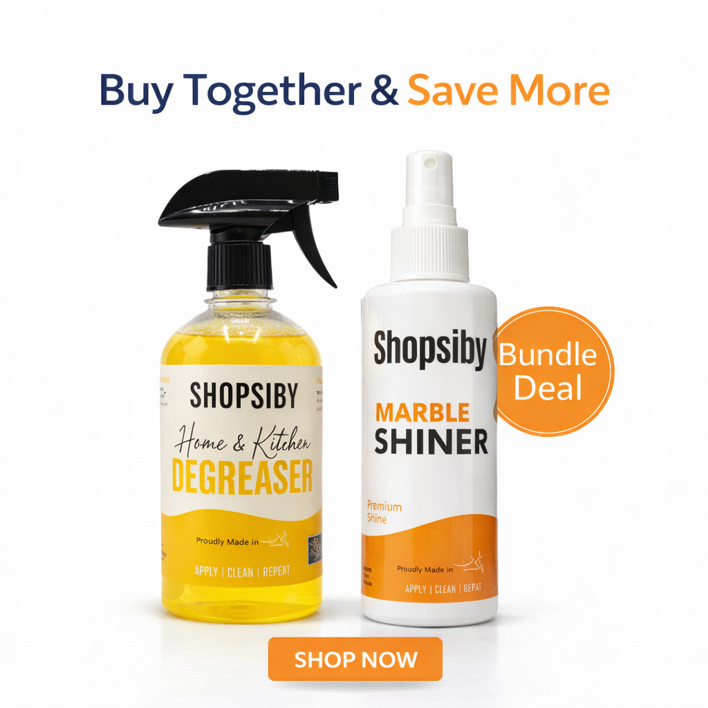 Ultimate Combo - Home & Kitchen Degreaser +Marble Shiner
