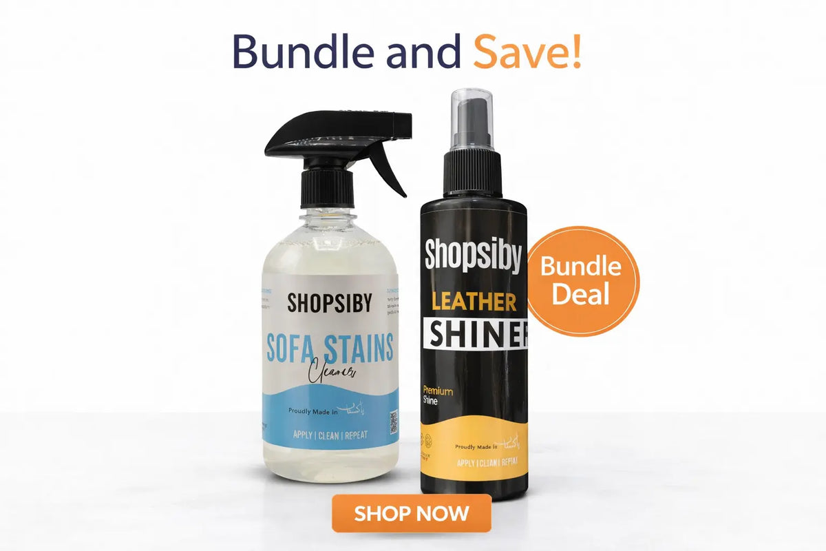 Furniture Combo - Sofa Stains Cleaner+ Leather Shiner