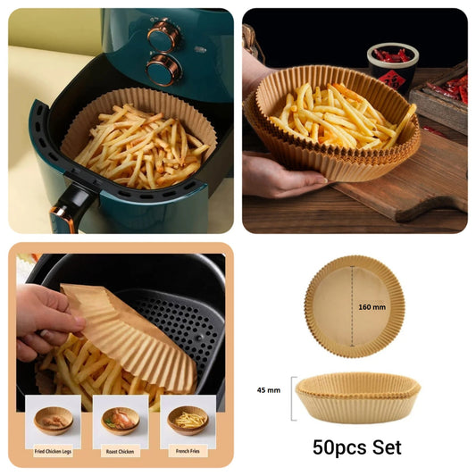 Air Fryer Disposable Papers - 50 per Pack